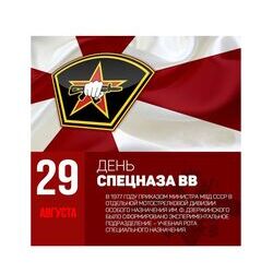29 августа - День подразделений специального назначения внутренних войск МВД РФ
